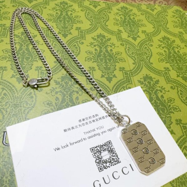réplica,joyas,joyería,1:1,replica,fake,lujo,barato Gucci último collar serie Anger Forest doble G modelo clásico 50FA)