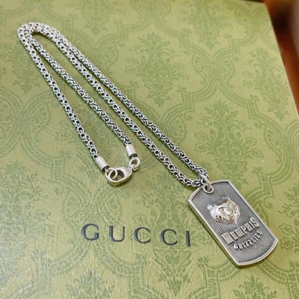 réplica,joyas,joyería,1:1,replica,fake,lujo,barato Gucci último collar clásico serie Anger Forest collar doble G 13C5)