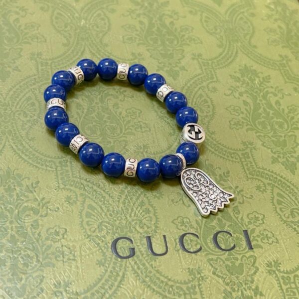 réplica,joyas,joyería,1:1,replica,fake,lujo,barato Pulseras Gucci para hombre y mujer, lo último en pulsera de cristal natural (7B3F)