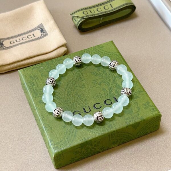 réplica,joyas,joyería,1:1,replica,fake,lujo,barato Pulseras Gucci para hombre y mujer, lo último en pulsera de piedras de cristal (60C6)