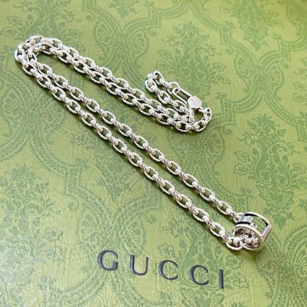 réplica,joyas,joyería,1:1,replica,fake,lujo,barato Gucci último collar Serie Anger Forest collar doble G Gucci (3078)