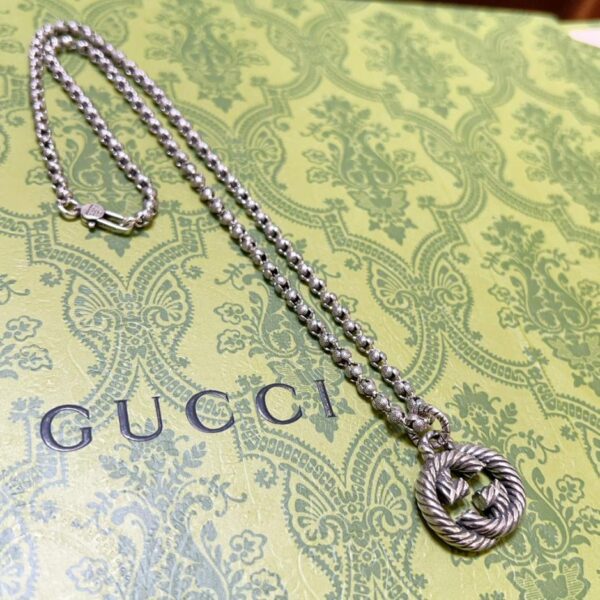 réplica,joyas,joyería,1:1,replica,fake,lujo,barato El último collar de Gucci, serie Anger Forest, modelo clásico doble G (545C)