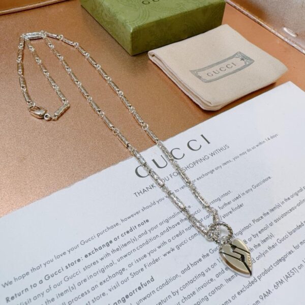 réplica,joyas,joyería,1:1,replica,fake,lujo,barato Gucci último collar serie Anger Forest doble G modelo clásico 7B4D)