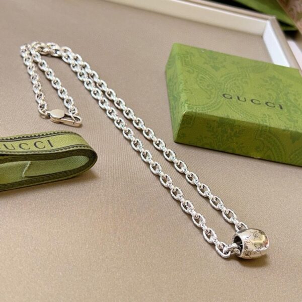 réplica,joyas,joyería,1:1,replica,fake,lujo,barato Gucci último collar serie Anger Forest collar clásico doble G serie collar Gucci (981D)