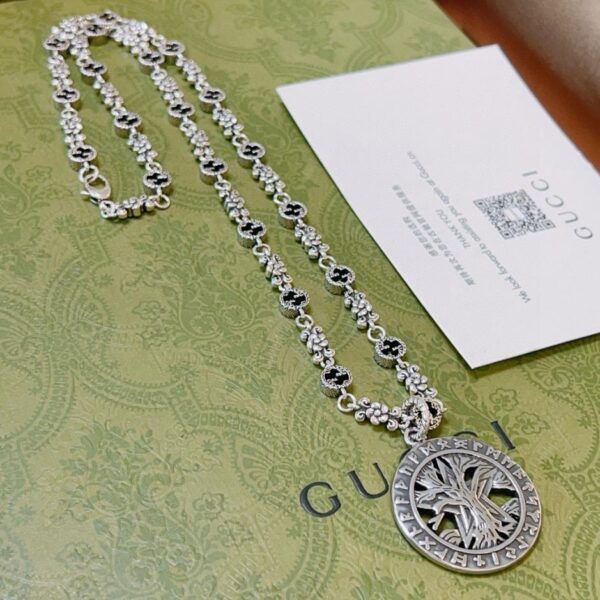 réplica,joyas,joyería,1:1,replica,fake,lujo,barato Gucci último collar serie Anger Forest modelo clásico doble G (05EC)
