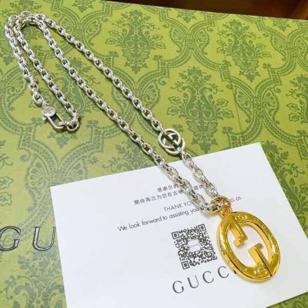 réplica,joyas,joyería,1:1,replica,fake,lujo,barato El último collar de Gucci, serie Anger Forest, modelo clásico doble G (B5C6)