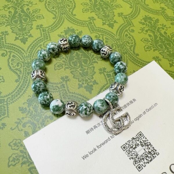 réplica,joyas,joyería,1:1,replica,fake,lujo,barato Pulseras Gucci para hombres y mujeres, la última pulsera de la serie vintage del rey de la medicina de piedra natural (C2A0)