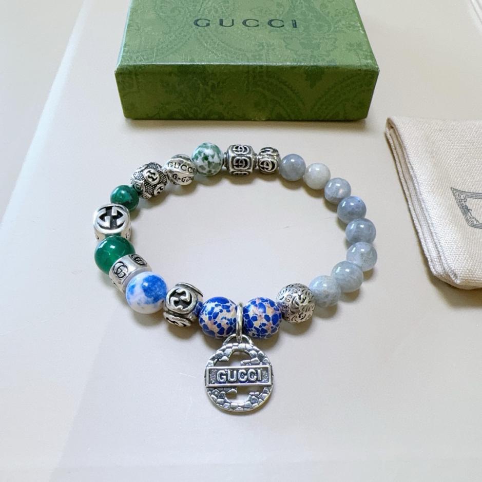 réplica,joyas,joyería,1:1,replica,fake,lujo,barato réplica,joyas,joyería,1:1,replica,fake,lujo,barato Pulseras Gucci para hombre y mujer, lo último en pulsera de piedras de piel de serpiente (7894)