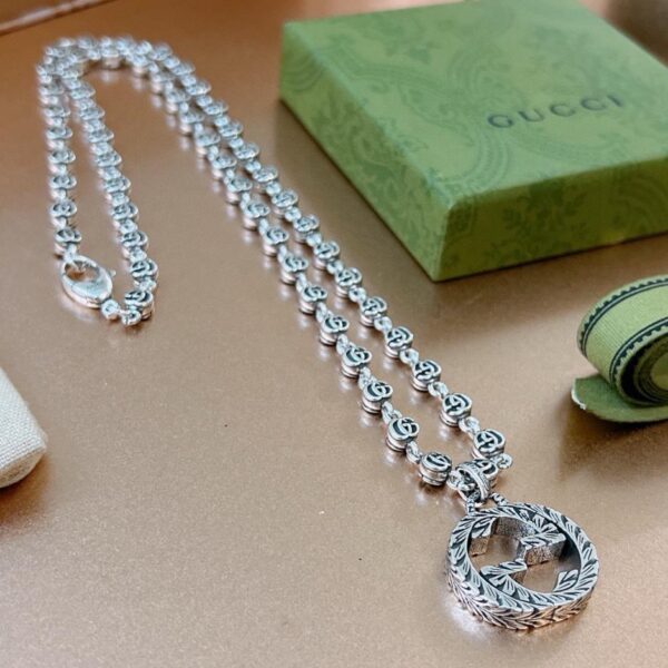 réplica,joyas,joyería,1:1,replica,fake,lujo,barato El último collar de Gucci con etiqueta doble G de la serie Anger Forest (DFD7)