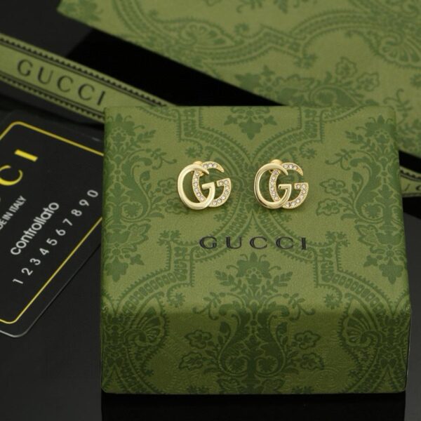 réplica,joyas,joyería,1:1,replica,fake,lujo,barato Nuevos pendientes superventas Gucci retro en forma de G (9814)