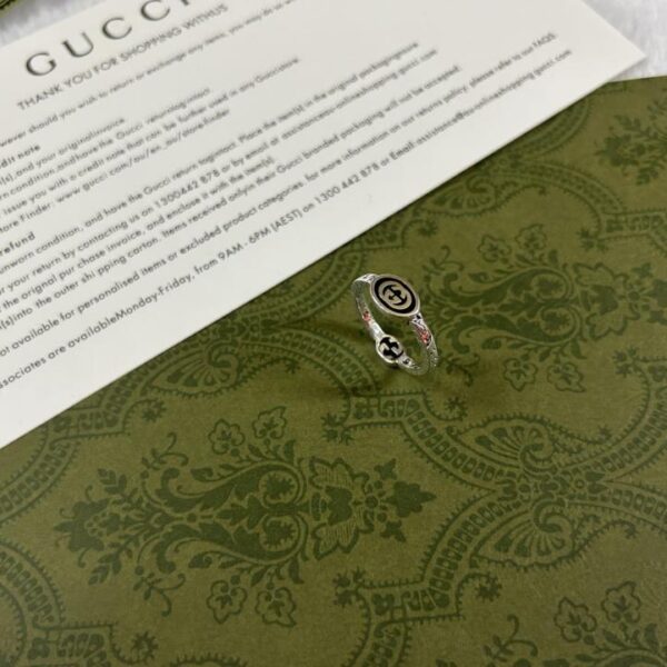 réplica,joyas,joyería,1:1,replica,fake,lujo,barato Pendientes Gucci con Doble G en Plata de Ley 925 (1197)