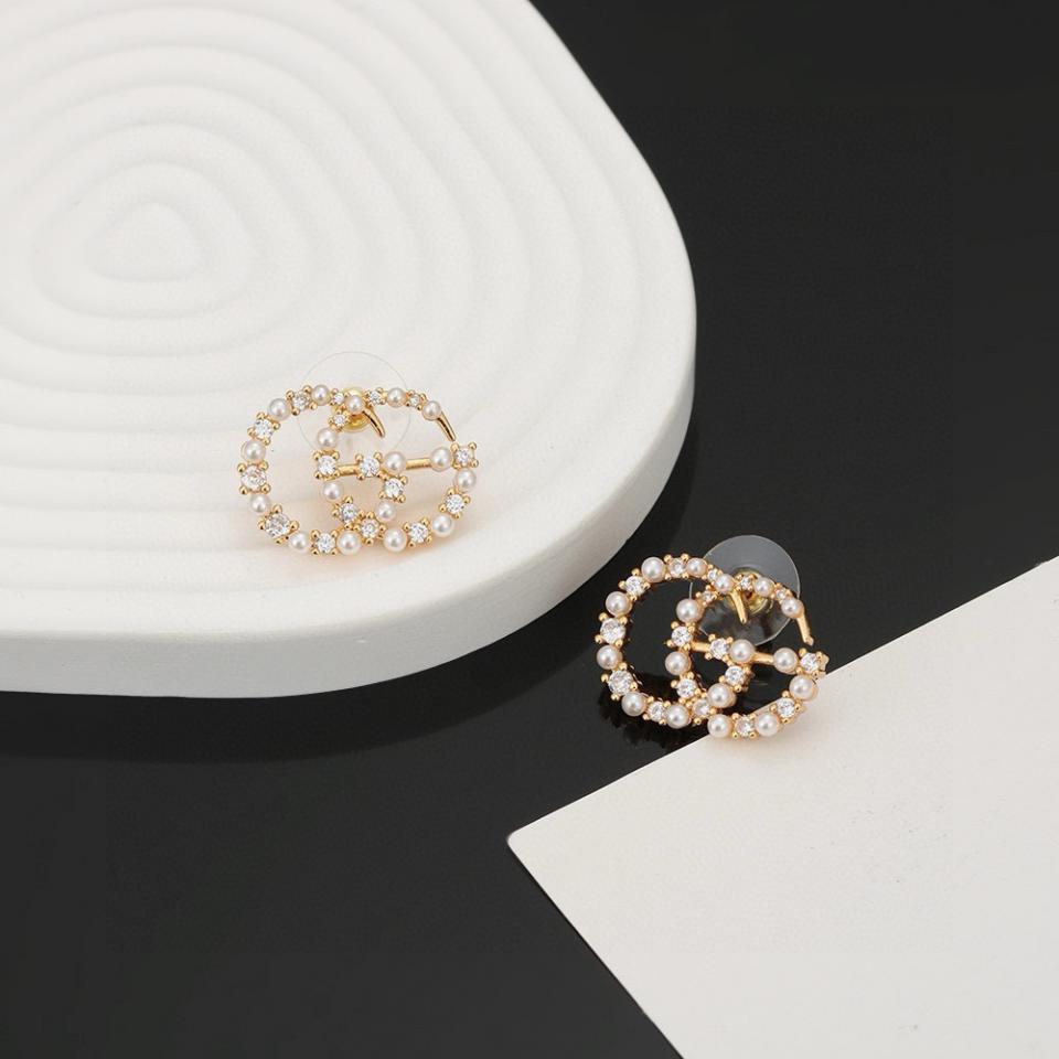 réplica,joyas,joyería,1:1,replica,fake,lujo,barato réplica,joyas,joyería,1:1,replica,fake,lujo,barato Aretes de perlas Gucci (6145)