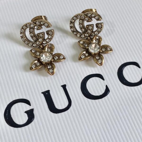 réplica,joyas,joyería,1:1,replica,fake,lujo,barato Pendientes estilo retro Gucc (91ED)
