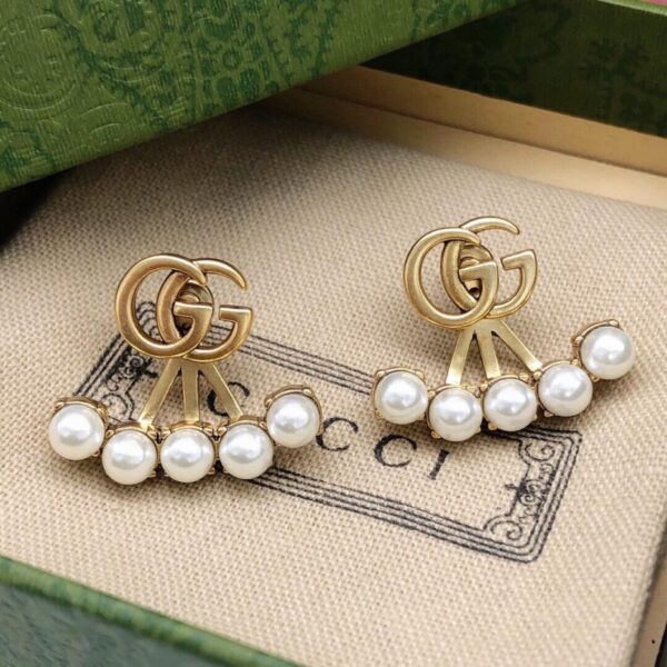 réplica,joyas,joyería,1:1,replica,fake,lujo,barato Nuevos aretes de estrella brillante GG de Gucci (B9CE)