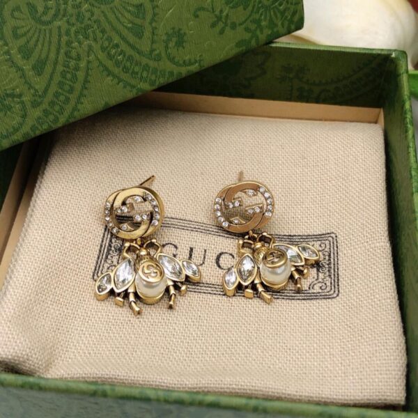 réplica,joyas,joyería,1:1,replica,fake,lujo,barato Aretes de abeja Gucci (7F55)