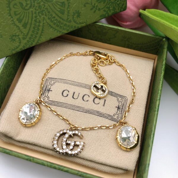 réplica,joyas,joyería,1:1,replica,fake,lujo,barato Pulsera Gucci Doble G (25BB)
