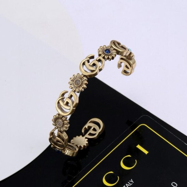 réplica,joyas,joyería,1:1,replica,fake,lujo,barato Pulsera clásica atemporal con logo de Gucci (4115)