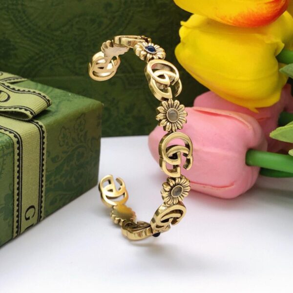 réplica,joyas,joyería,1:1,replica,fake,lujo,barato Pulsera Gucci nueva pulsera de girasol GG 209D)