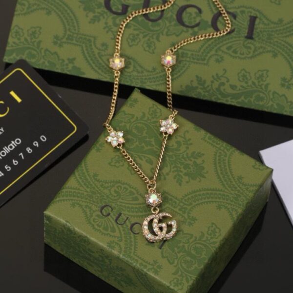 réplica,joyas,joyería,1:1,replica,fake,lujo,barato Collar Gucci(4C1B)
