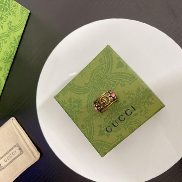 réplica,joyas,joyería,1:1,replica,fake,lujo,barato Anillo Gucci(7E08)