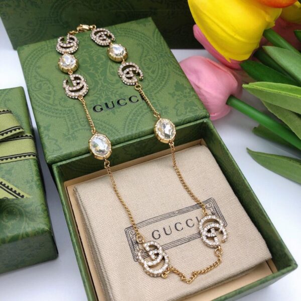 réplica,joyas,joyería,1:1,replica,fake,lujo,barato Collar Gucci aguja de plata de ley 925 (C105)