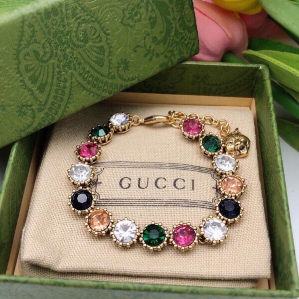 réplica,joyas,joyería,1:1,replica,fake,lujo,barato Nueva pulsera de color retro de Gucci (99D2)