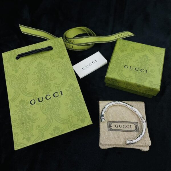 réplica,joyas,joyería,1:1,replica,fake,lujo,barato Pulsera de bambú macizo réplica del mostrador de Gucci (0811)