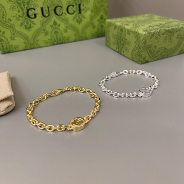 réplica,joyas,joyería,1:1,replica,fake,lujo,barato Nuevo Pulsera Gucci Interlocking series tallas 18, 20, 22 (54E5)