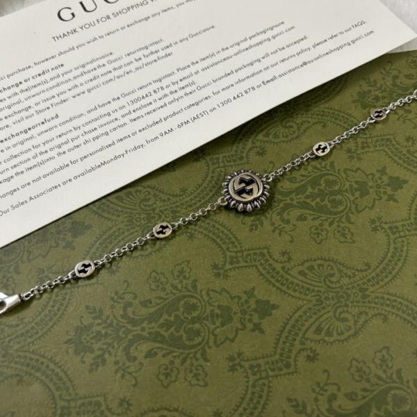 réplica,joyas,joyería,1:1,replica,fake,lujo,barato Pulsera Gucci Doble G Girasol (AB0C)