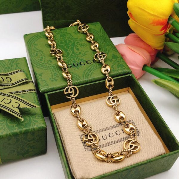 réplica,joyas,joyería,1:1,replica,fake,lujo,barato Collar Gucci (AD02)
