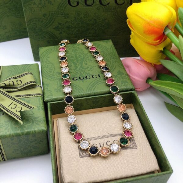 réplica,joyas,joyería,1:1,replica,fake,lujo,barato Nuevo collar de color vintage de Gucci (57AF)