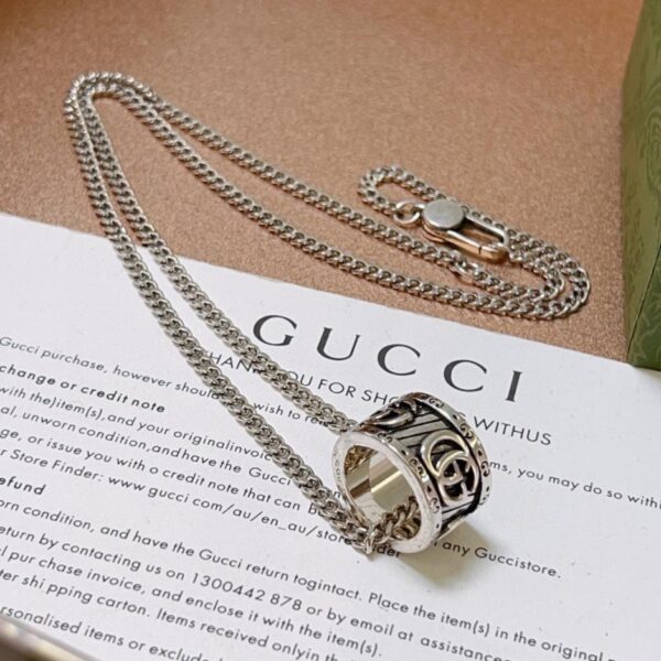 réplica,joyas,joyería,1:1,replica,fake,lujo,barato Gucci último collar serie Anger Forest collar doble G C330)