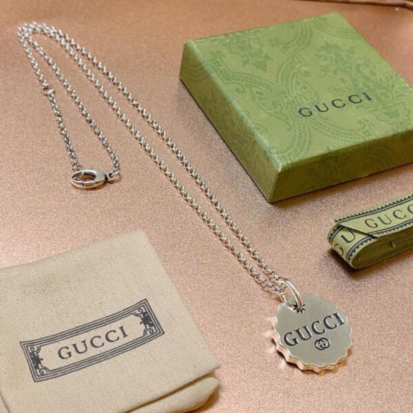 réplica,joyas,joyería,1:1,replica,fake,lujo,barato Gucci último collar serie Anger Forest doble g (2D03)