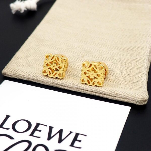réplica,joyas,joyería,1:1,replica,fake,lujo,barato Pendientes Loewe Anagrama Cubo (5EF8)