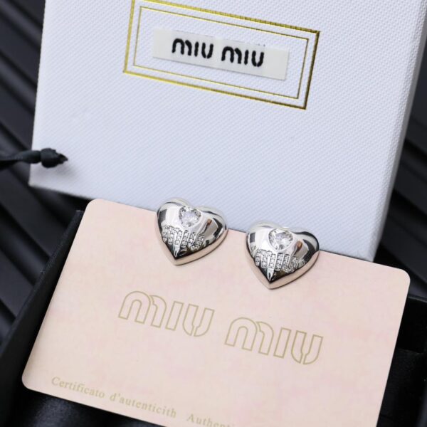 réplica,joyas,joyería,1:1,replica,fake,lujo,barato Pendientes amor clásicos Miumiu (217F)