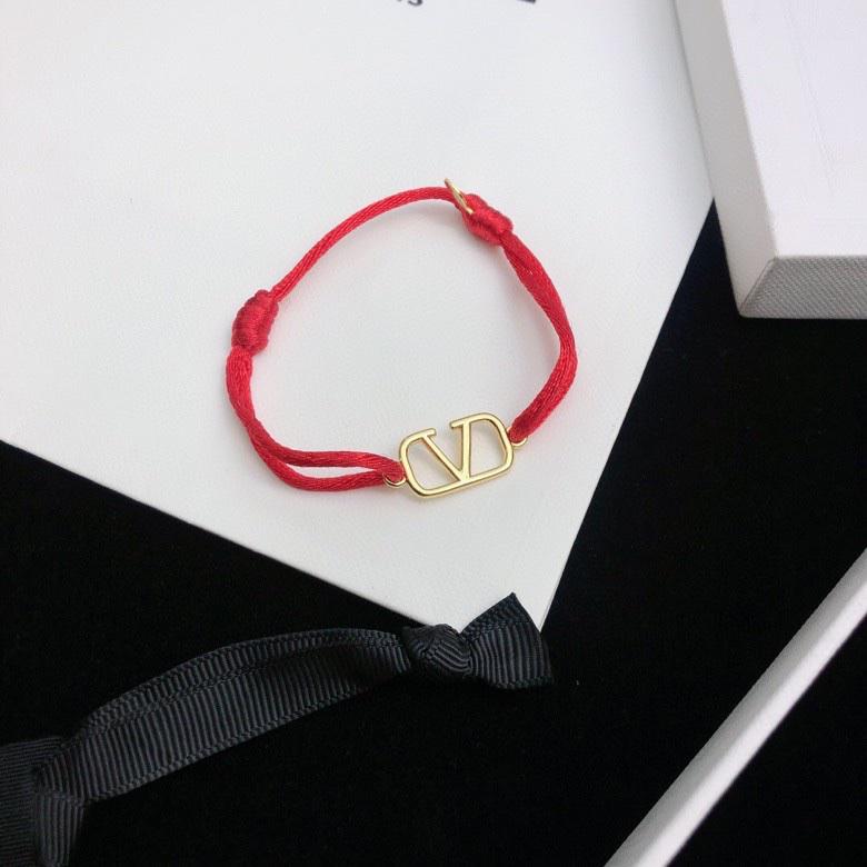 réplica,joyas,joyería,1:1,replica,fake,lujo,barato réplica,joyas,joyería,1:1,replica,fake,lujo,barato Cuerda larga roja de metal Valentino VLOGO (F69B)