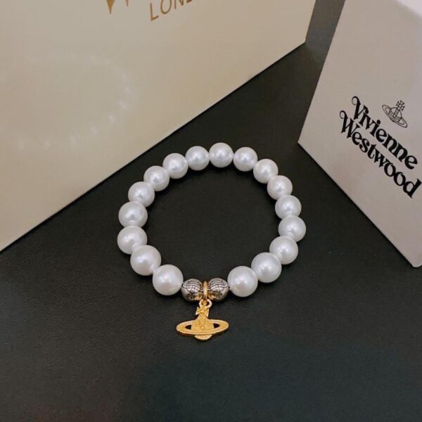 réplica,joyas,joyería,1:1,replica,fake,lujo,barato Pulsera estilo plata tailandesa con ágata reina madre 785B)