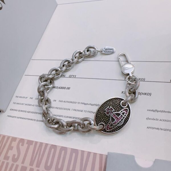 réplica,joyas,joyería,1:1,replica,fake,lujo,barato Pulsera de estilo tailandés de plata de alta calidad con contador West Queen Mother versión Seiko 81CE)