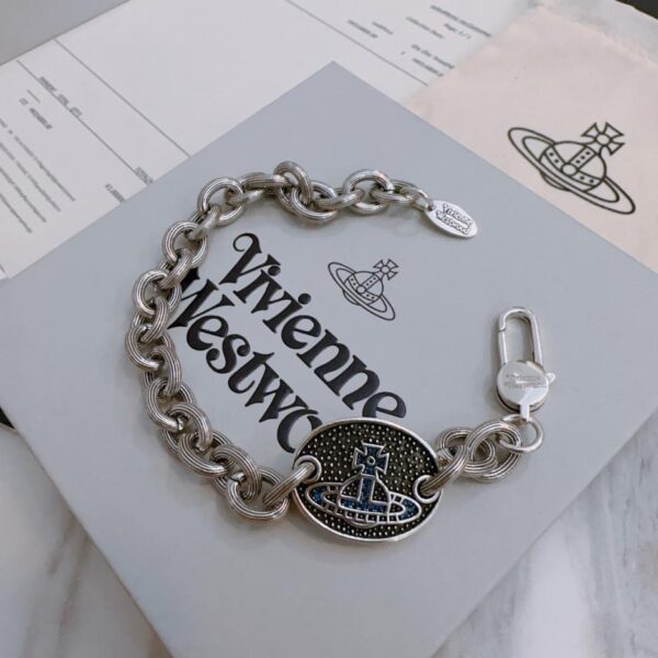 réplica,joyas,joyería,1:1,replica,fake,lujo,barato Pulsera de estilo tailandés de plata versión Seiko de contador West Queen Mother de alta calidad C5C5)