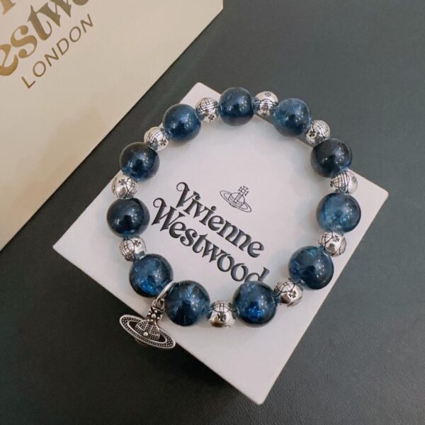 réplica,joyas,joyería,1:1,replica,fake,lujo,barato Pulsera estilo plata tailandesa con ágata reina madre 5741)