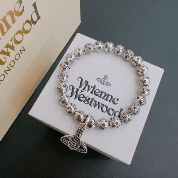 réplica,joyas,joyería,1:1,replica,fake,lujo,barato Pulsera estilo Reina Madre de Plata Tailandesa 811E)