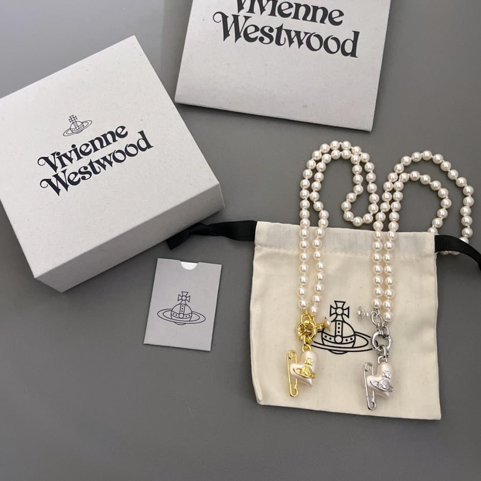 réplica,joyas,joyería,1:1,replica,fake,lujo,barato réplica,joyas,joyería,1:1,replica,fake,lujo,barato Vivienne Westwood Collar con Perla Love Pin…(3586)
