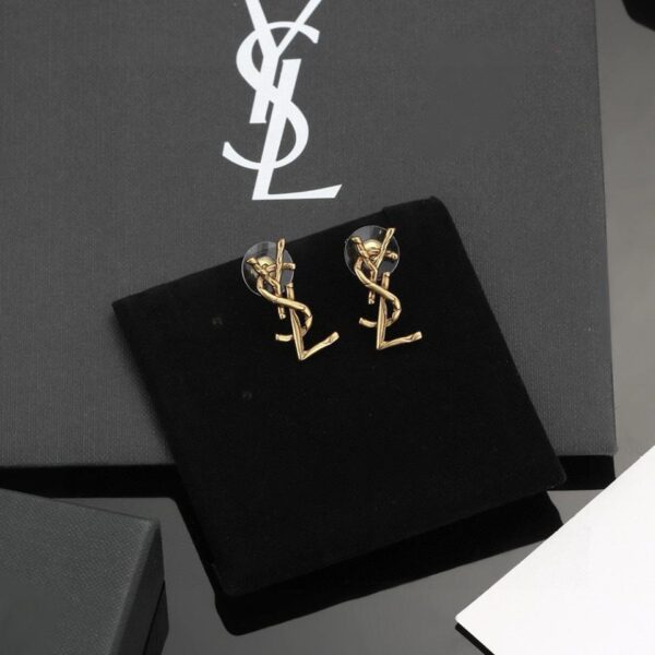 réplica,joyas,joyería,1:1,replica,fake,lujo,barato Pendientes Saint Laurent(0555)