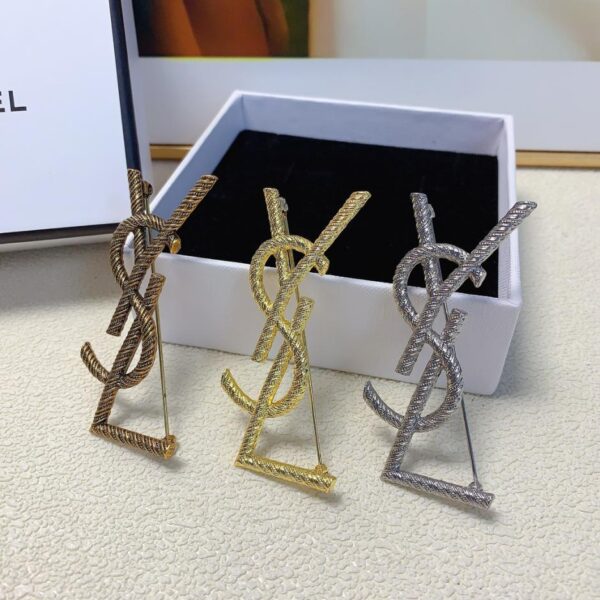 réplica,joyas,joyería,1:1,replica,fake,lujo,barato Broche de hilo de bosque de álamos de Yves Saint Laurent (DF8E)