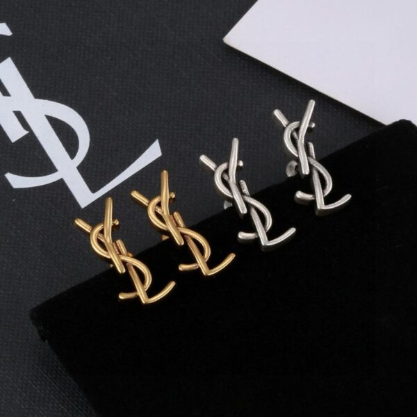 réplica,joyas,joyería,1:1,replica,fake,lujo,barato Pendientes de lujo clásicos de Saint Laurent (1B31)