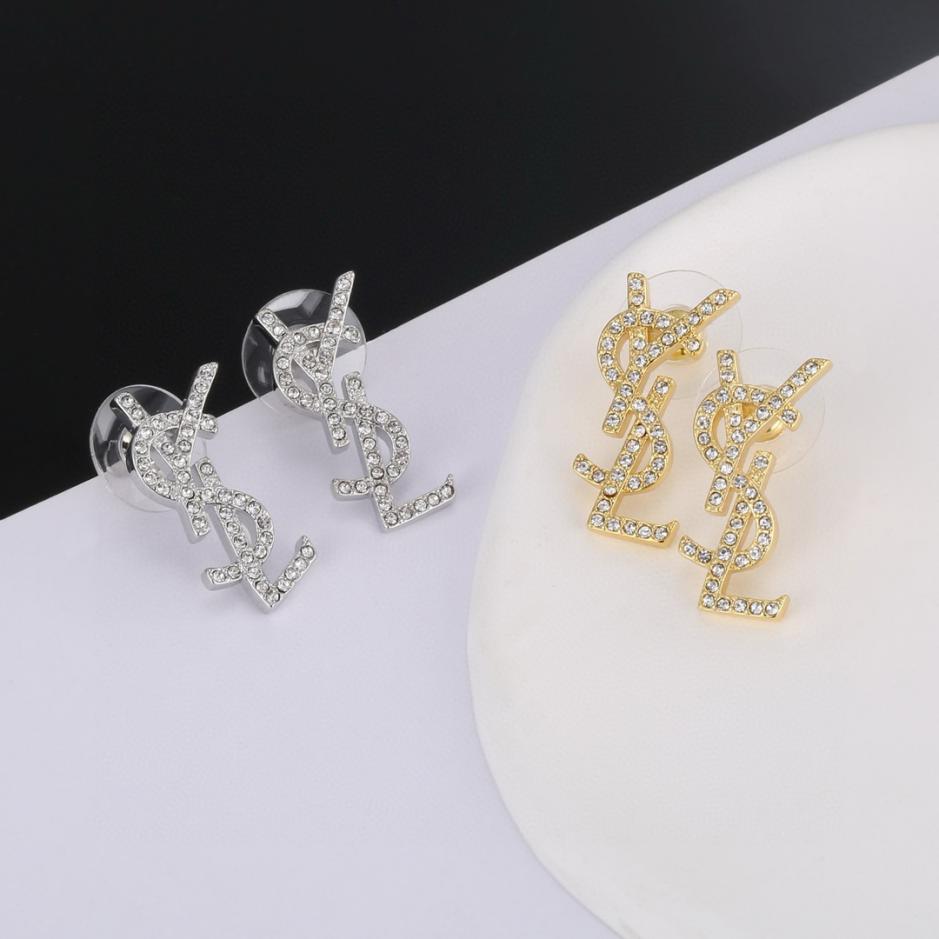 réplica,joyas,joyería,1:1,replica,fake,lujo,barato réplica,joyas,joyería,1:1,replica,fake,lujo,barato Pendientes de lujo clásicos de Saint Laurent (C106)