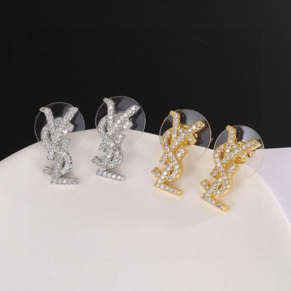 réplica,joyas,joyería,1:1,replica,fake,lujo,barato Pendientes Saint Laurent (23B6)
