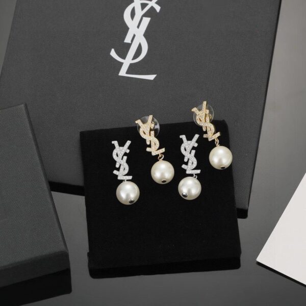réplica,joyas,joyería,1:1,replica,fake,lujo,barato Pendientes de lujo clásicos de Saint Laurent (75C0)