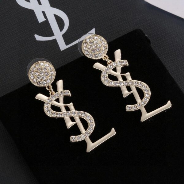 réplica,joyas,joyería,1:1,replica,fake,lujo,barato Pendientes de lujo clásicos Saint Laurent (E2E5)