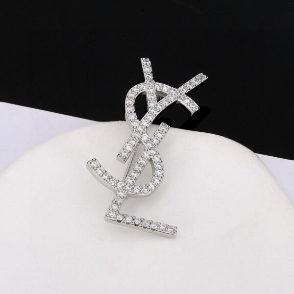 réplica,joyas,joyería,1:1,replica,fake,lujo,barato Broche Saint Laurent lujo clásico (8F89)